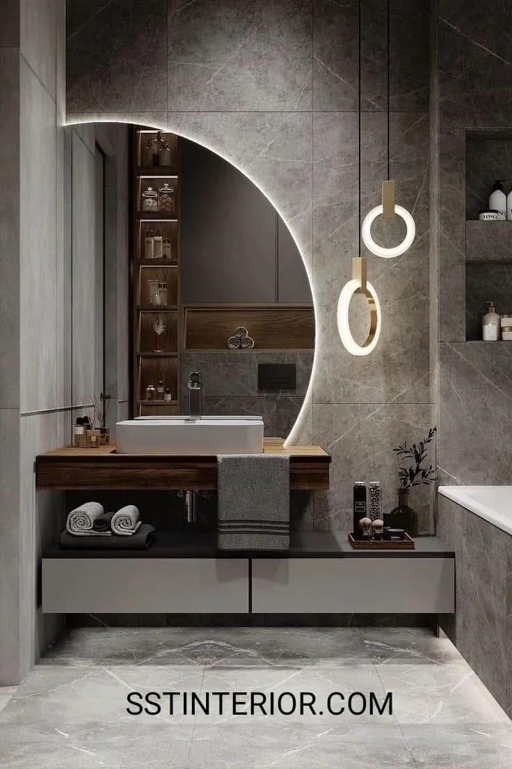 Corner Vanity