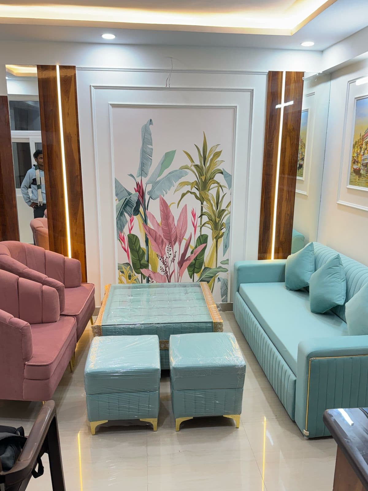 Modern interior design showcase